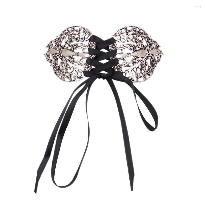 

Choker 2022 Vintage Silver Ornament With A Collar Necklace N4385