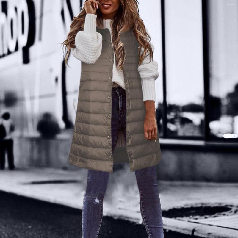 

Women's Jackets Women's Winter Vest Thin And Light Down Coat Casual Slim Gilet Quilted Jacket Outdoor With Pockets, Grey
