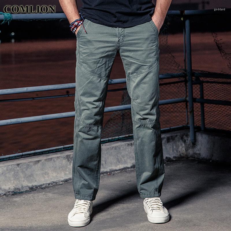 

Men's Pants Classic Mens Cargo Baggy Casual Style Men Work Male Long Trousers Cotton Pant Zipper Brand High Quality Plus F43, Black