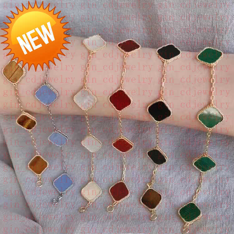 

Designer Classic Lucky Clover Bracelet Rose Gold Plated Ladies and Girls Valentine's Day Mother's Day Engagement Jewelry Fade Free