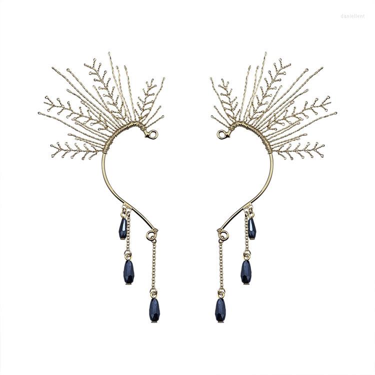 

Backs Earrings Handmade Branch No Pierced Style Fashion Retro Novel Party Stage Catwalk