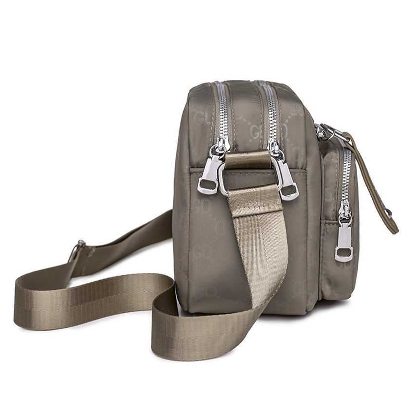 

shoulder women's new fashion Oxford cloth sling single Shoulder Messenger Bag simple light letter storage mother's bag Purses Sale, Khaki