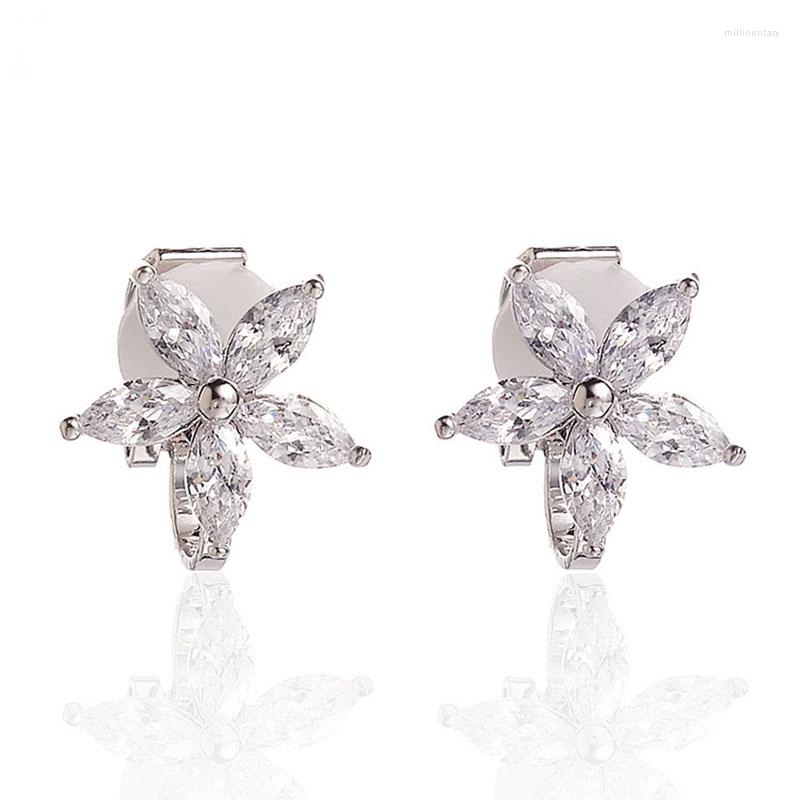 

Backs Earrings Trendy Vintage Silver Color Earring Clips No Pierced Ear Women Earings Flower Jewelry