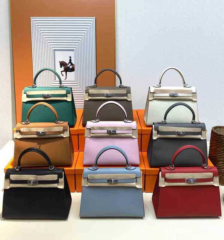 

herbag Herme herbag 31cm 39cm Luxury Handbags Herbag 2023 Leather Kely Palm Pattern Single Bag Gold and Silver Buckle Adjustable Shoulder Strap 9W0I, No bag