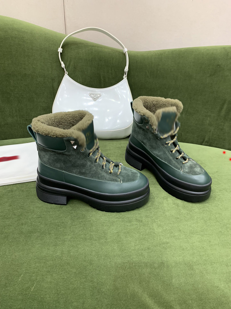 

Designer Boots Classic Non-Slip Rois Martin Shoes Nylon Military Desert Combat Short Booties Leather Lining Removable Pouch for Women Outdoor With Box -K0022, Picture color