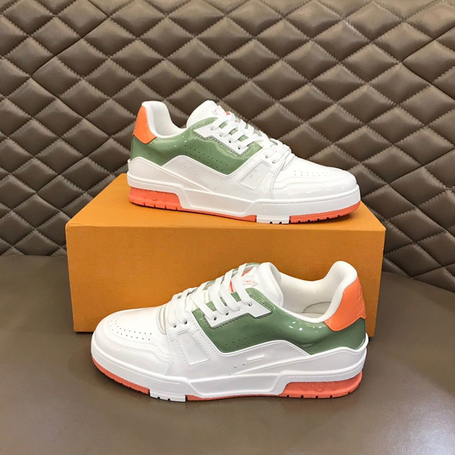 

High-quality Men's hot-selling fashion catwalk casual shoes soft leather sneakers thick-soled flat-soled comfortable shoes EUR38-45 mkiujk00002