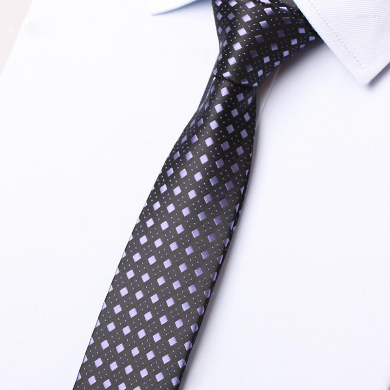 

Bow Ties High Quality Slim 5cm For Men Grey Blue Casual Skinny Necktie Formal Salon Office Work Mens Accessories Gift Box