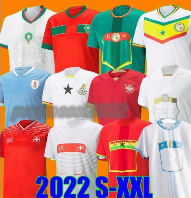

2022 2023 Morocco soccer jersey Senegal MANE Hakimi Ghana 22 23 Switzerland KOULIBALY maillot Serbia football uniforms shirts VLAHOVIC MITROVIC TADIC Uruguay 888