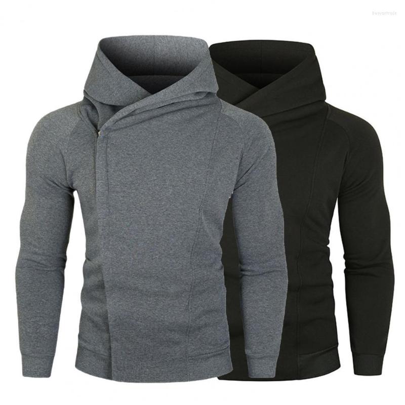 

Men's Hoodies Male Hoodie Trendy Simple Sweatshirt Men Elastic Cuff Spring For Daily Wear, Dark gray