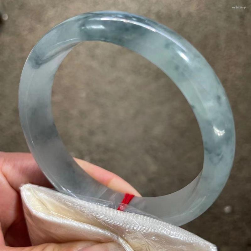 

Bangle Really Natural Myanmar Emerald Exquisite And Perfect Fashion Bracelet Hand Polished Jade Jewelry Lucky Accessories