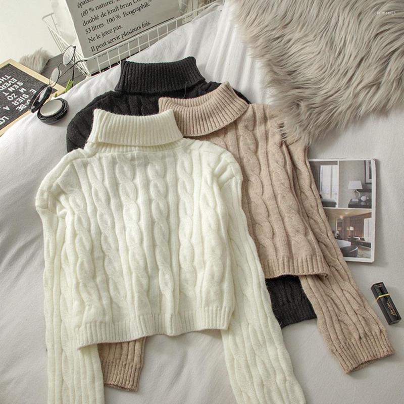 

Women's Sweaters Loose Autumn Winter Sweater Women 2022 Korean Elegant Knitted Warm Female Pullovers Fashion Solid Tops, Black