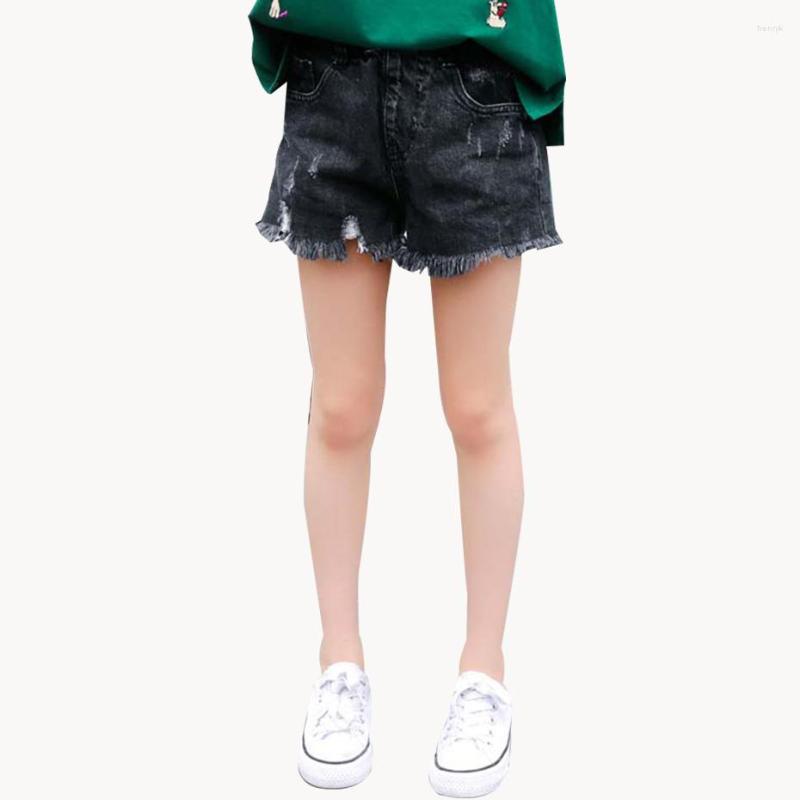 

Jeans Girls Fashion Hole Shorts Girl Tassel Stretch Denim For Summer Clothes 6 8 10 12 14, Picture shown