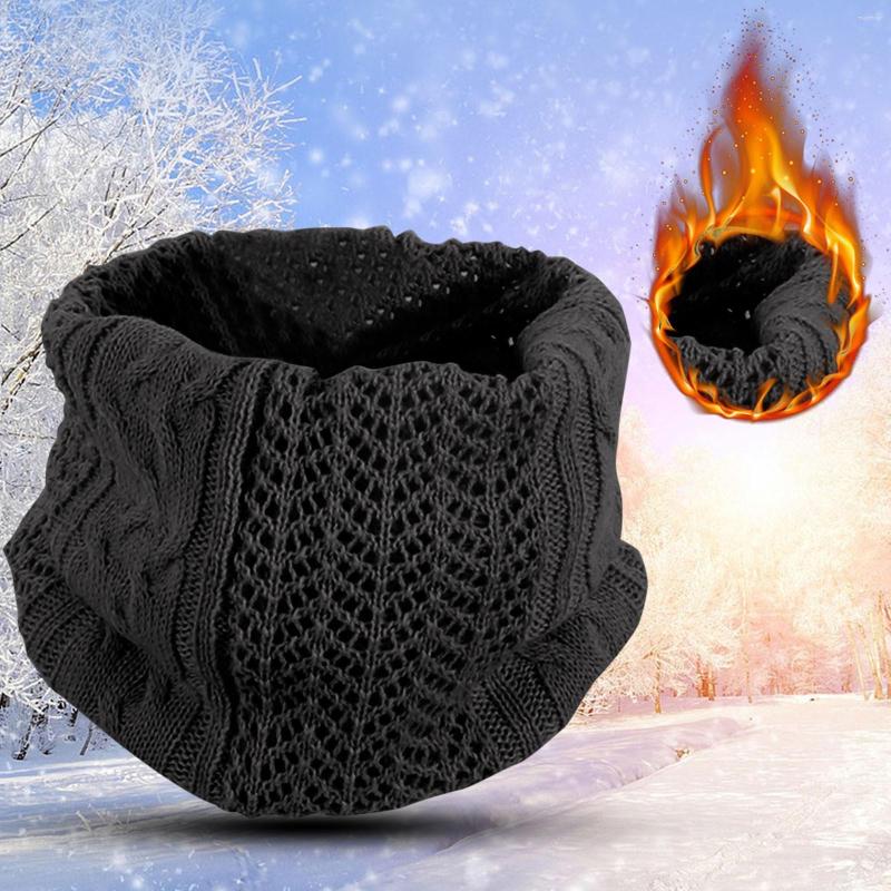 

Bandanas Neck Warm Mens Wool Bib Womens Scarf Winter Double Thick Knit Ring Unlimited And Windproof