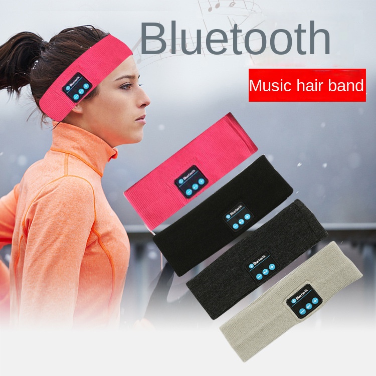 

Yezhou Sports Headband Earphones Bluetooth Headset Outdoor Running Yoga Sweat-Absorbent Creative tws Headscarf headphone, Earphone