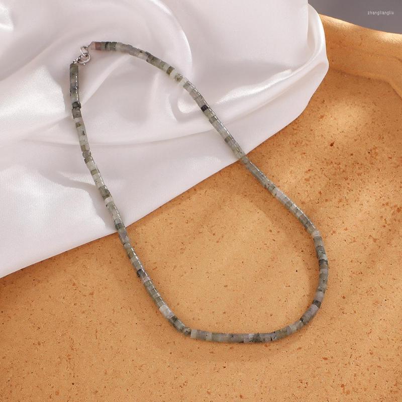 

Choker Personalized Ethnic Style Woven Necklace For Women All-matchinsNiche Bohemian Color Shoushan Stone Clavicle Chain