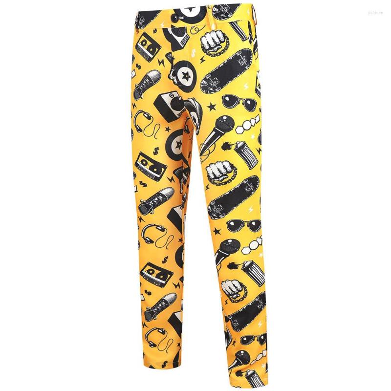 

Men's Suits Streetwear Hip Hop Men Pants Vintage 3D Print Straight Mens Casual Suit Trousers Fashion Pantalon De Vestir Para Hombres 4XL, Xk150