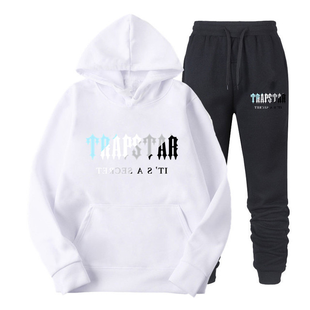 Trap Staritys Tracksuits Autumn Winter Street Letter Print London Shooters Sports Suit Casual Warm Two Piece Loose Sweater Pants Trapstarlyness Trac