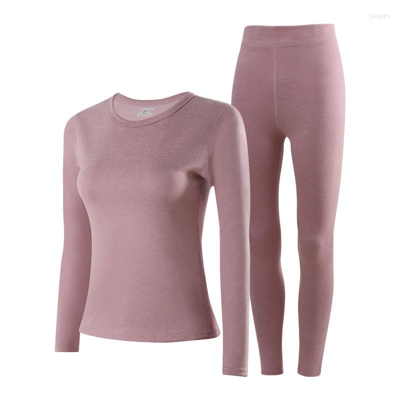 

Men's Tracksuits 2022 Warm Underwear Suits Autumn Winter Men's Clothes Double Sets Women Tops Pants O-neck Seamless Men Fashion LM, Grey