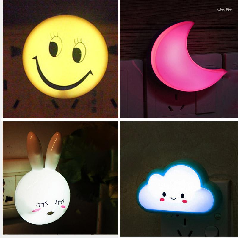 

Night Lights LED Light Sensor Lighting Mini AC110 US Plug Lamp For Children Kids Living Room Bedroom