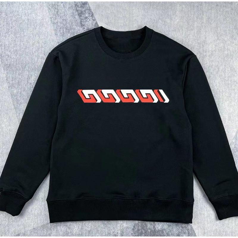 

Women' Sweaters Designed Sweatshirt For Men Women 2022 Autumn Printed Letters Unisex Hoodies Trendy Pure Cotton Pullover Warm, Black
