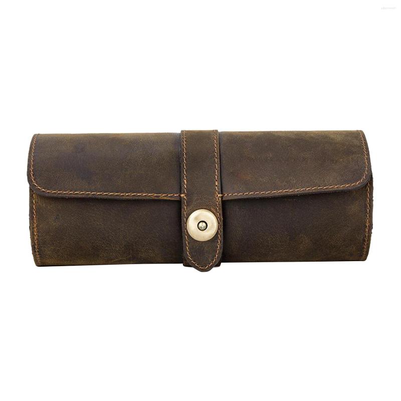 

Watch Boxes Handmade Multi-Purpose Roll Pouch Organizer For Travel Gift Boyfriend