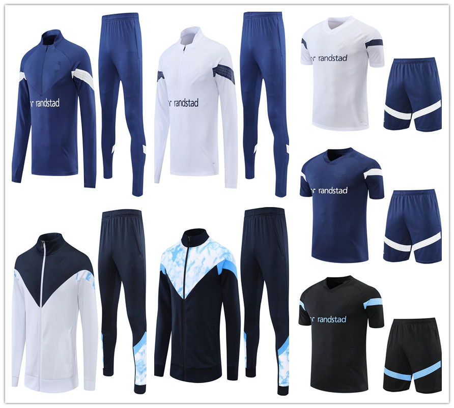 

22 23 Marseilles soccer trascksuit jacket PAYET CLAUSS ALEXIS Men kids Training Suit 2022 OM de Marseilles Short Sleeve Shirt Shorts Sportswear