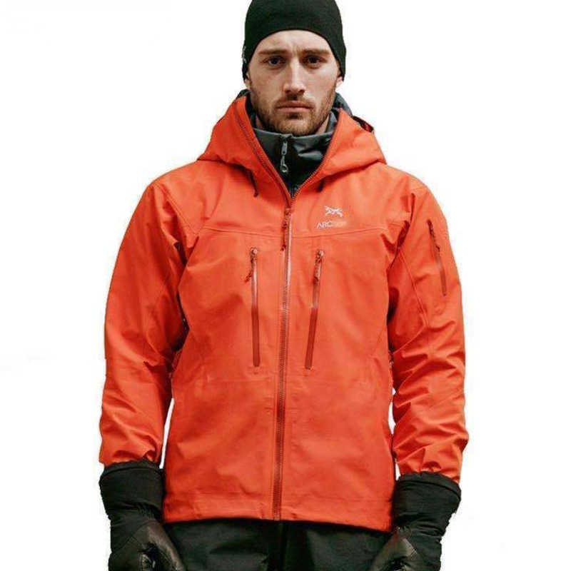 

arc men designer storm jacket clip lightweight waterproof breathable hooded coat women outdoor cardigan versatile sportswear, Navy blue
