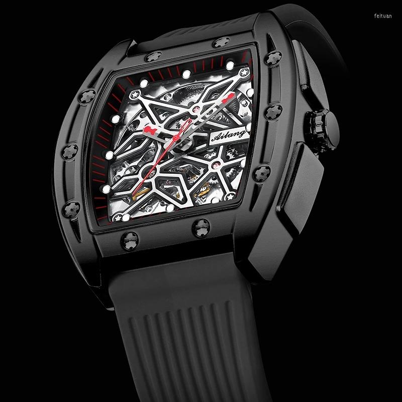 

Wristwatches AILANG Men's Waterproof Watch Large Dial Sports Automatic Mechanical Leisure Luminous Atmosphere Luxury Business 8616A, 02