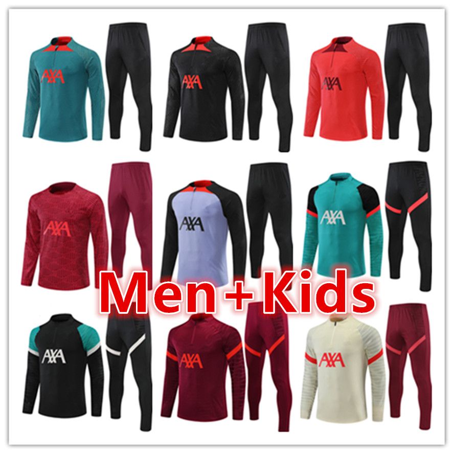 

2022 2023 Men soccer jerseys tracksuit set kit 21 22 23 mens soccer jersey kids football training suit tracksuits survetement foot chandal jogging kits sets