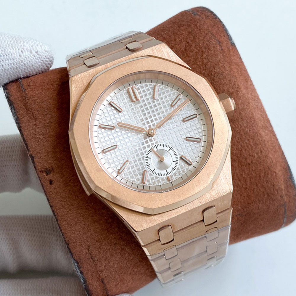 

Mens Watch Automatic Mechanical Watches 42mm Business Wristwatch Sapphire Waterproof All Stainless Steel Montre de Luxe, Colour 8