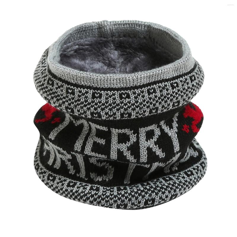 

Scarves Christmas Unisex Winter Ski Neck Warmer Knit H Sleeve Cover For Men And Women Lovers Scarf Thick Windproof