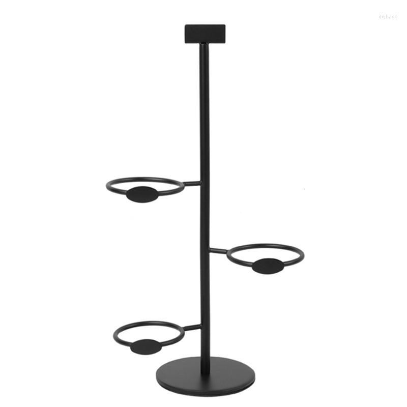 

Jewelry Pouches Iron Paper Cup Rack Useful Coffee Display Storage Container For Milk Tea Shop