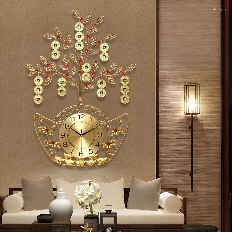 

Wall Clocks Big Large Digital Clock Modern Nordic Gold Bathroom Decoration Living Room Reloj De Pared Decor Z