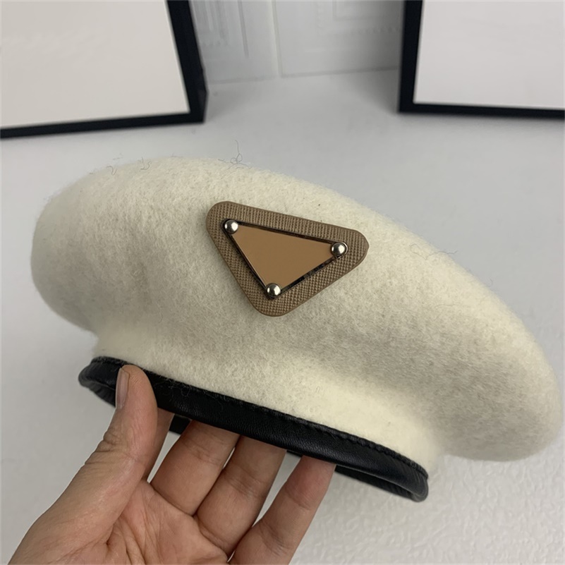 

Designer beret women's letter luxury tie dyed beret women's outdoor travel warm winter windproof holiday cap