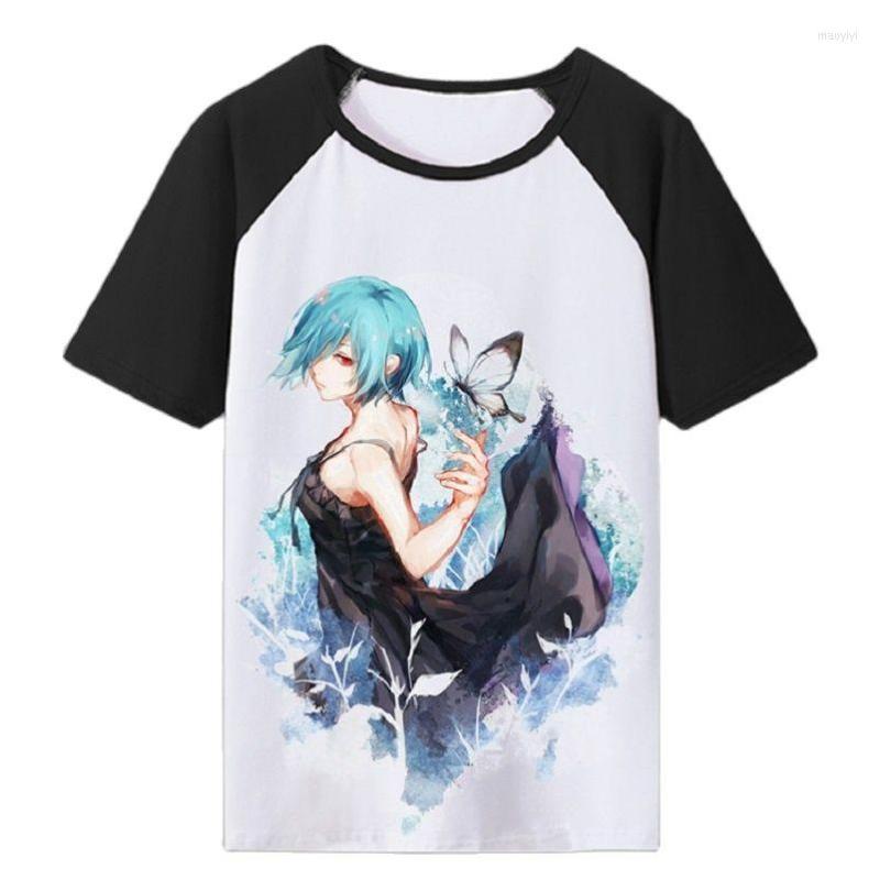 

Men's T Shirts Anime Tokyo Ghouls Kaneki Ken Touka Kirishima Cotton T-Shirt Tee Shirt Tops