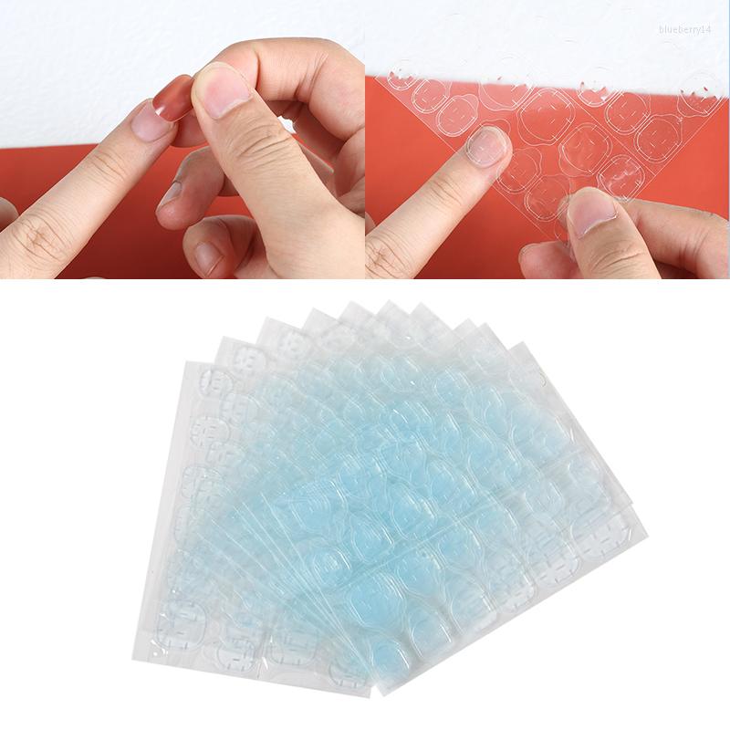 

Nail Gel 24/240Pcs Solid Glue DIY Tips Double Sided Self Adhesive Stickers Jelly Waterproof False Art Extension Fake Tool, 1 pc