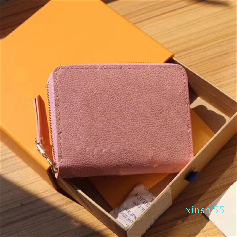 

Coin Purses Fashion flowers designer zipper leather bags Classic Letters coin