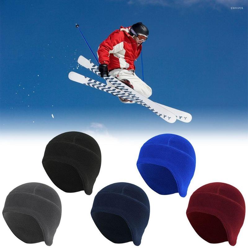 

Motorcycle Helmets Autumn And Winter Cycling Cold Protection Ear Cap Ski Windproof Hat Helmet Liner Balaclava Thermal, Navy