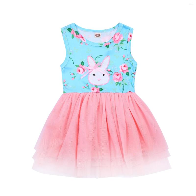 

Girl Dresses 2022 Summer Cotton Girl's Princess Sleeveless Dress Ruffled Neckline Muti-layer One-piece Strip Tiered, Picture shown