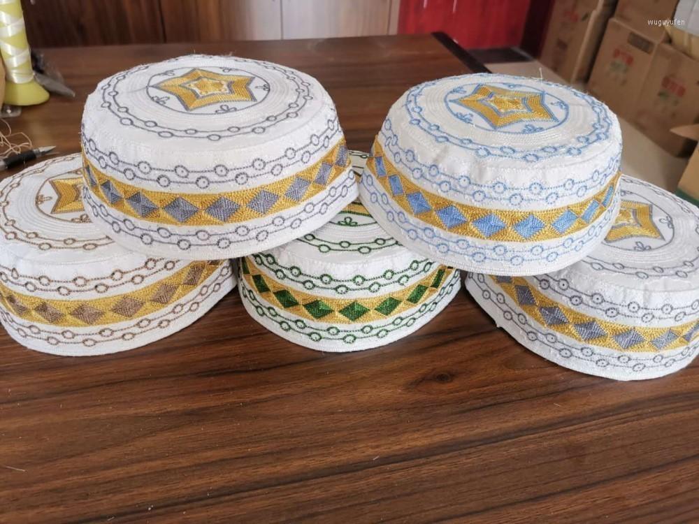 

Ethnic Clothing Mens Muslim Islamic Jewish Prayer Caps Turbante Indiano Bonnet Kippot Kippah Arab Musulman Hats Hombre Saudi Arabia Kipa