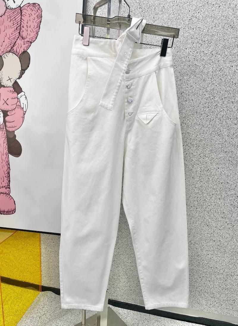 

Women' Jeans Women' Spring 2022 Women White Single Shoulder Overalls Denim Pants Female Casual Ddxgz2 4.13