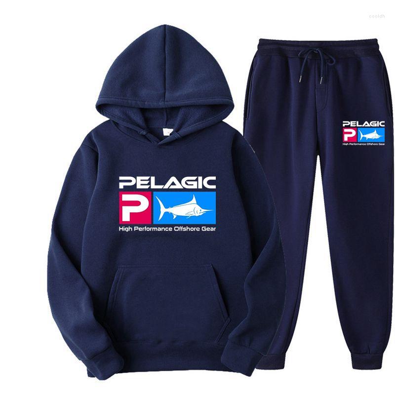 

Men's Tracksuits 2022 Autumn And Winter European American Pelagic Gear Two-Piece Sweater Casual Pants Sports Breathable Suit For Men An, Color 6