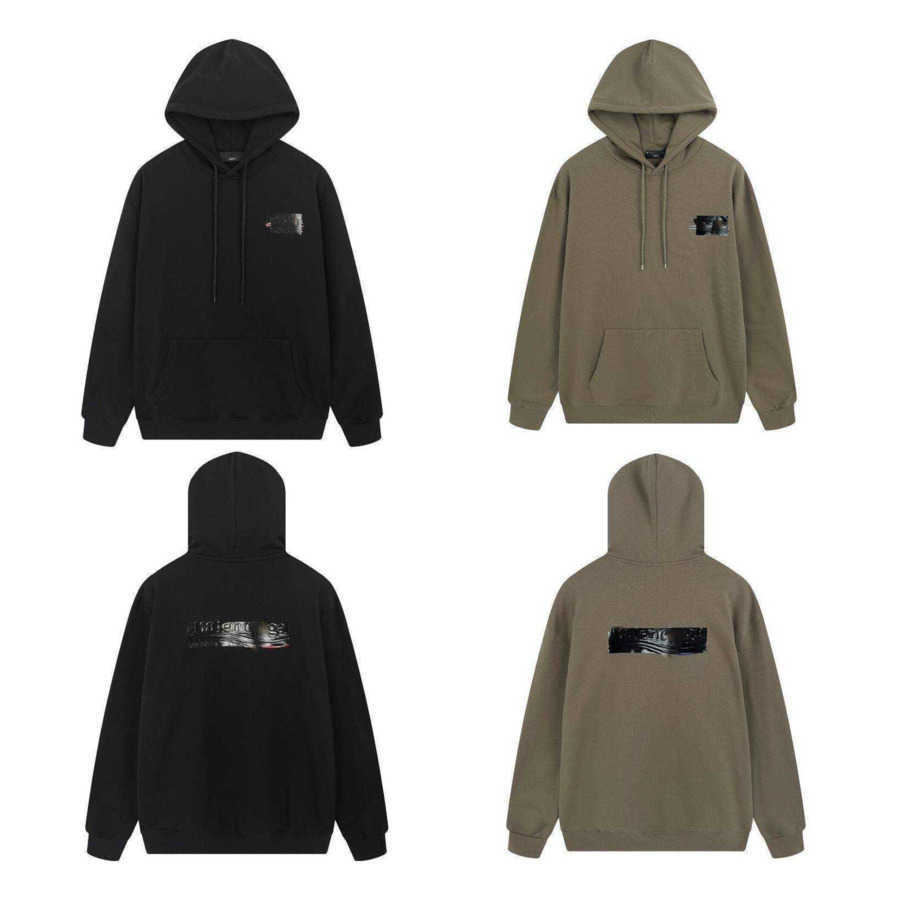 

Fashion Brand High Quality Hoodies Classic Hot Tape Men's And Women's Casual Loose Hooded Sweater Coat Balanciagas