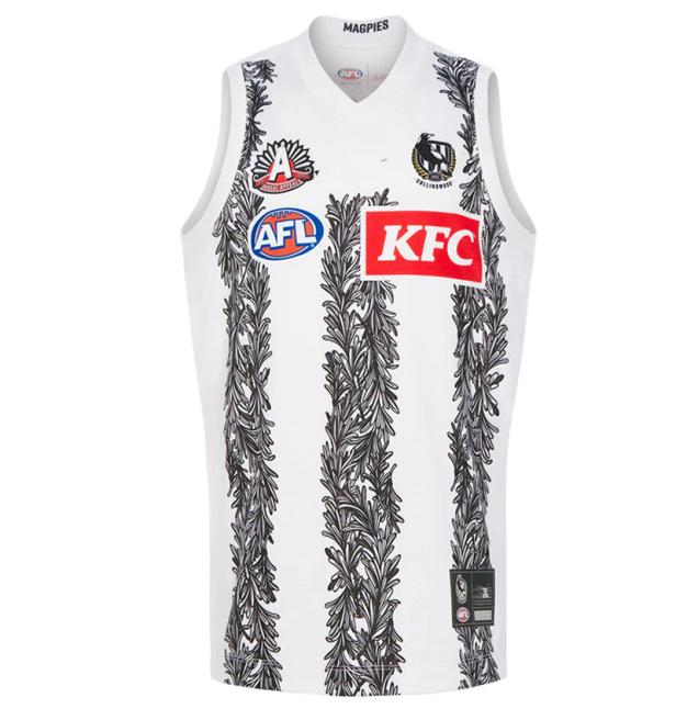 

Top Quality 2022 COLLINGWOOD MAGPIES AFL ANZAC GUERNSEY MENS Size SXXL Print Custom Name Number Delivery7878921, No print