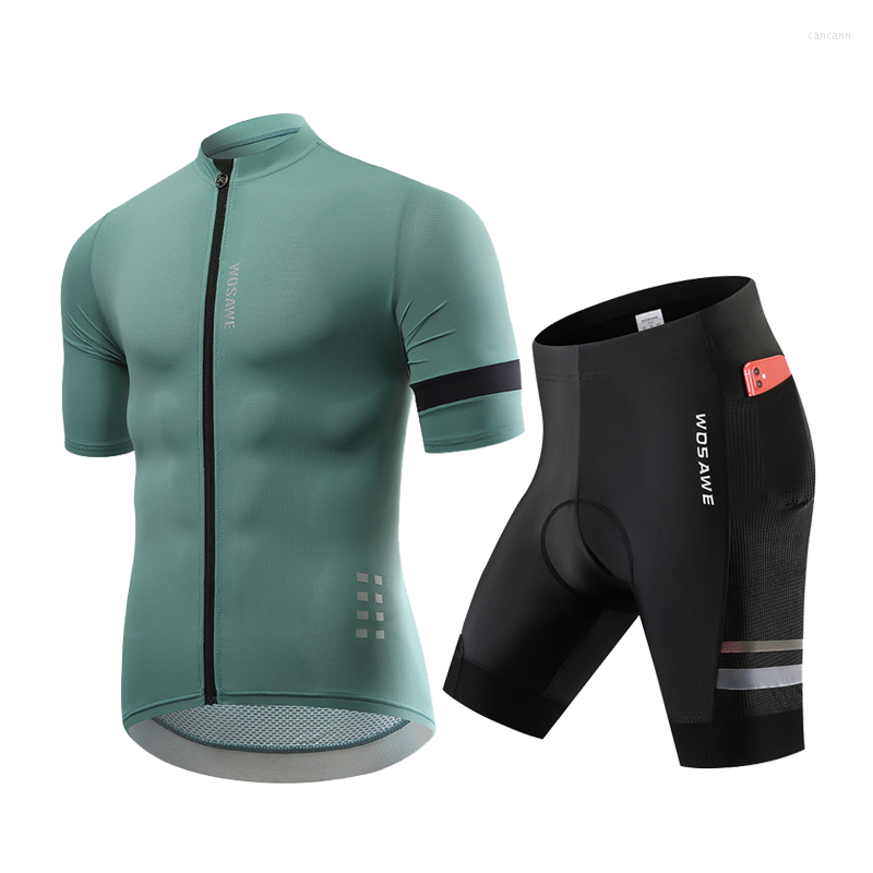 

Racing Jackets Outdoor Sports Mountain Bike Summer Quick-drying Breathable Short-sleeved Top Road Riding Suit Men's Cycling Shorts P56