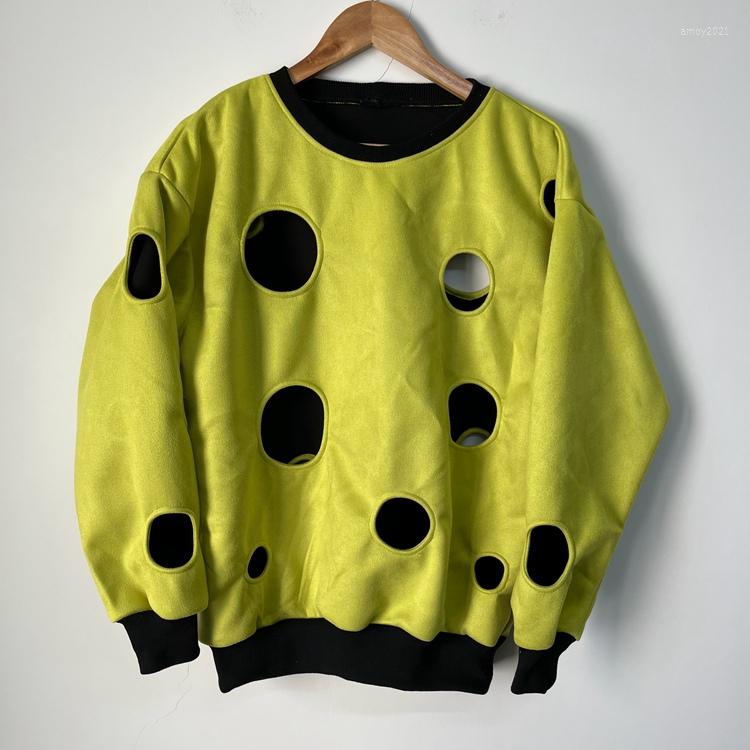 

Men's Hoodies Bn1973 Fashion Men's & Sweatshirts 2022 Runway Luxury European Design Party Style Clothing, Yellow