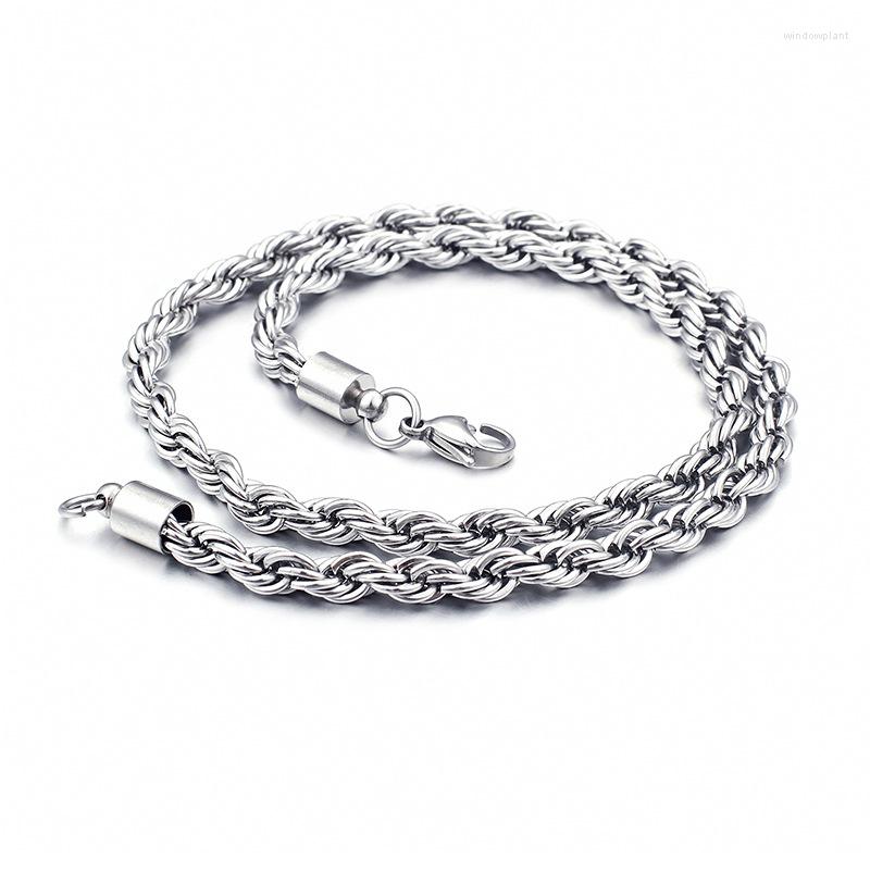 

Chains Jewelry Twisted Rope Necklace Twist Chain Pendant With