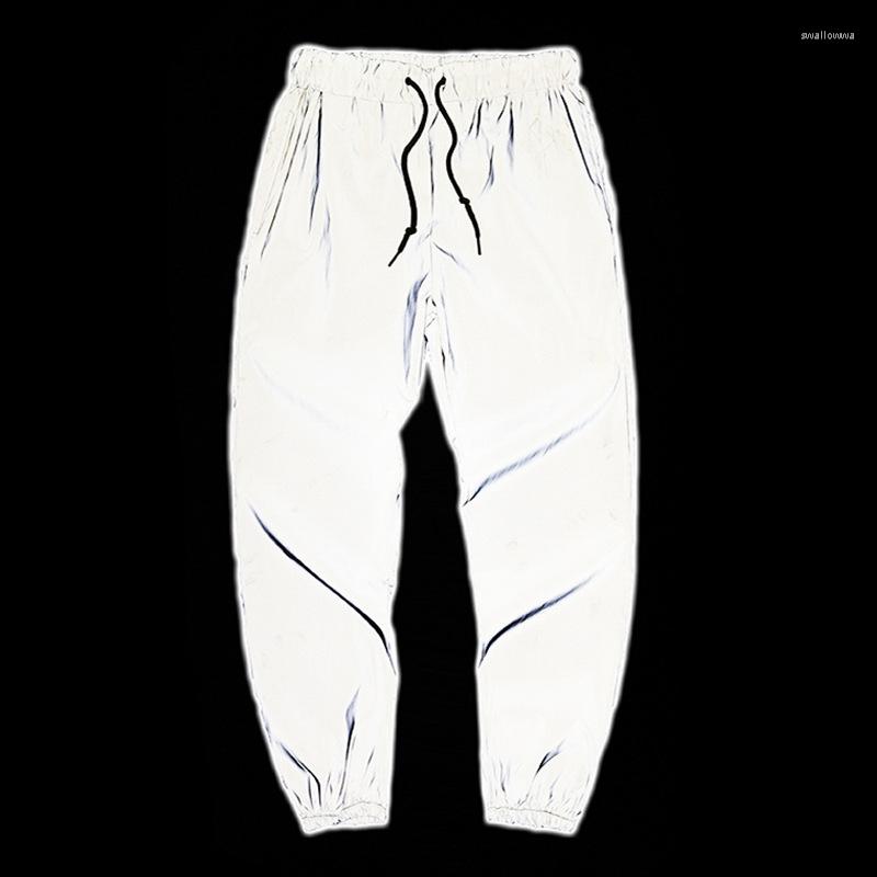 

Men' Pants Joggers Men Gray Reflective Hip Hop Mens Streetwear Casual Jogger Women Sweatpants Pantalon Hombre, As picture show