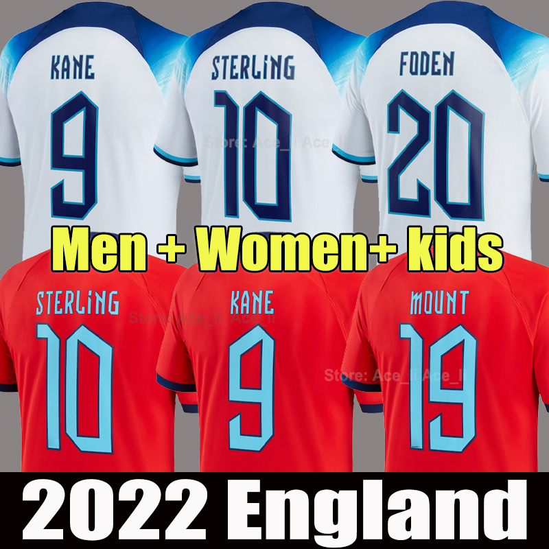 

2022 soccer jerseys KANE MEAD FODEN STERLING ENGLANDS RASHFORD WORLD MOUNT CUP SANCHO SAKA 22 23 national team football shirts Men Women Kids child kit uniforms, 2022 training