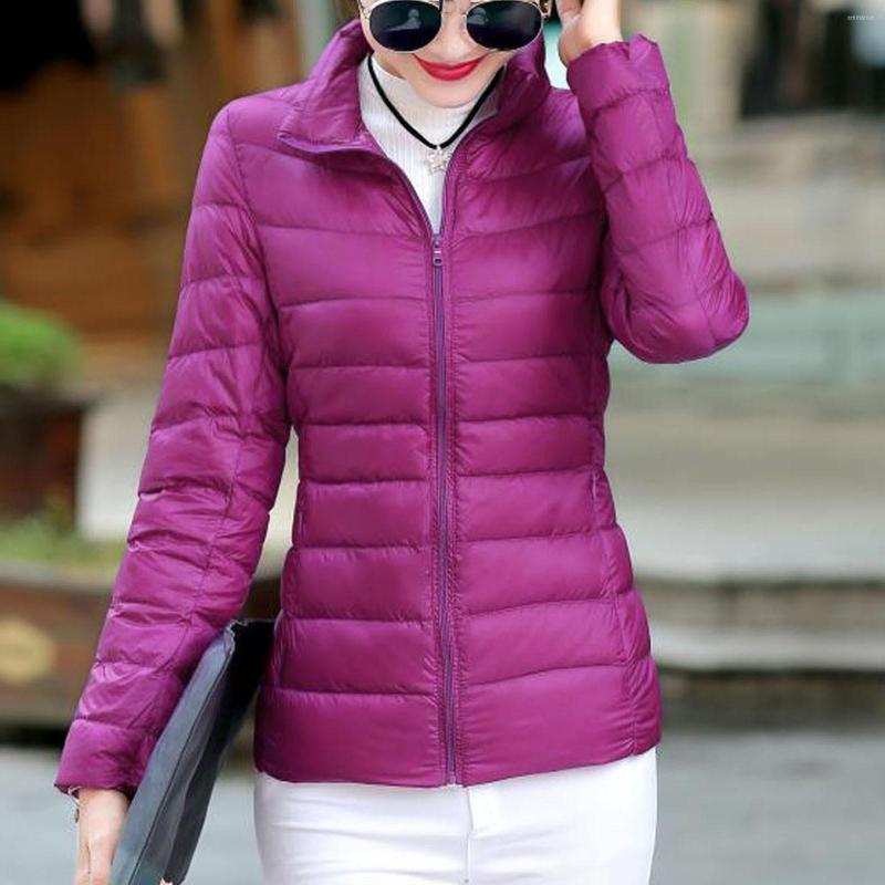

Women' Jackets Mock Jacket Womens Athletic Fashion Coat Outwear Solid O-Neck Keep Warm Long Sleeve Ladies Tops, Hot pink